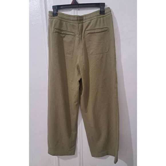 Athleta womens size 10T SAGE GREEN FARALLON HEATHERED WIDE LEG CROPPED pants - Picture 4 of 7